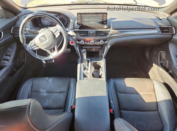 1HGCV1F3XKA042146 2019 HONDA ACCORD Gray Vista del salpicadero