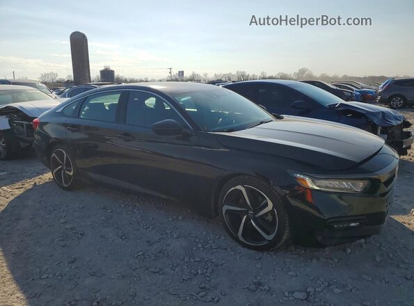 1HGCV1F3XKA062445 2019 HONDA ACCORD Black Առջևի աջ