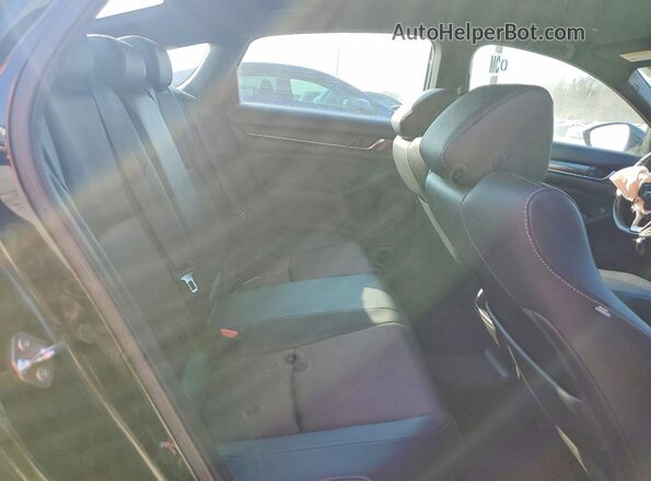 1HGCV1F3XKA062445 2019 HONDA ACCORD Black Հետևի նստատեղերի տեսք