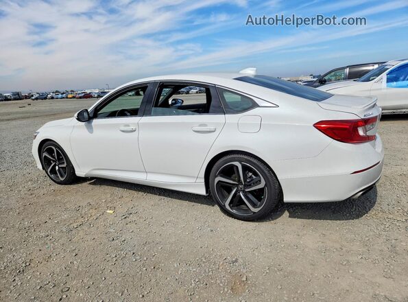 1HGCV1F3XKA082274 2019 HONDA ACCORD White Tył lewy