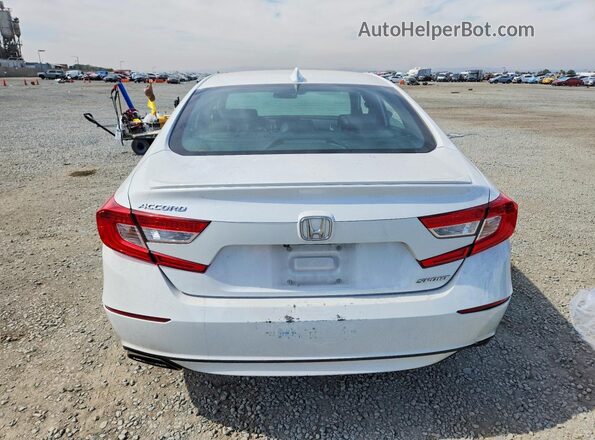 1HGCV1F3XKA082274 2019 HONDA ACCORD White Widok z tyłu