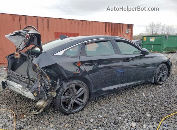 1HGCV1F3XKA150024 2019 HONDA ACCORD Black Rear right