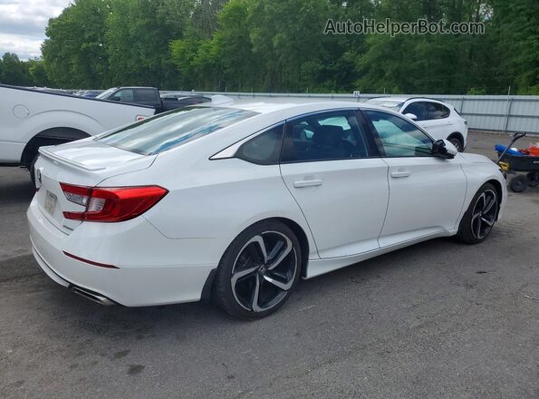 1HGCV1F3XKA151562 2019 HONDA ACCORD White Задня права чверть