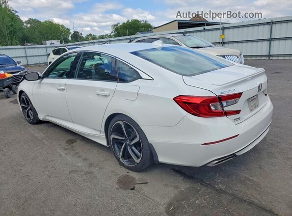 1HGCV1F3XKA151562 2019 HONDA ACCORD White Задня ліва чверть