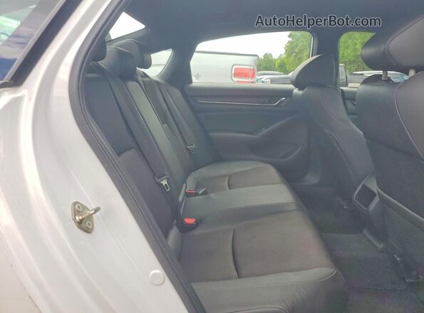 1HGCV1F3XKA151562 2019 HONDA ACCORD White Вид задніх сидінь