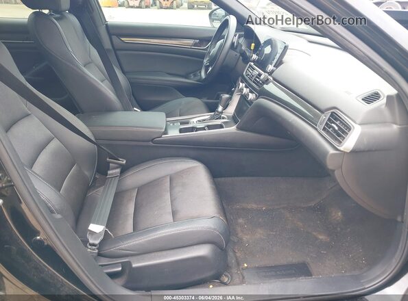 1HGCV1F3XKA159385 2019 HONDA ACCORD Black Vista interior delantera