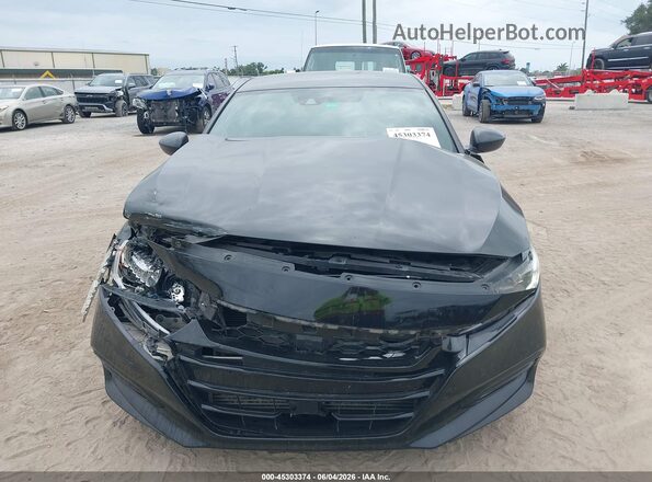 1HGCV1F3XKA159385 2019 HONDA ACCORD Black Vista del cuadro de instrumentos