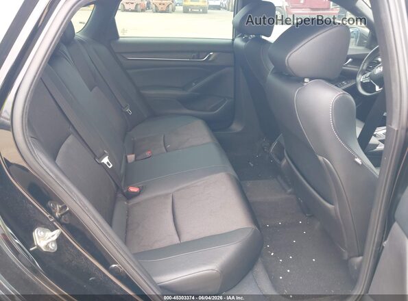 1HGCV1F3XKA159385 2019 HONDA ACCORD Black Vista de la etiqueta del VIN