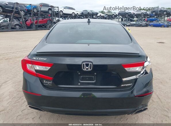 1HGCV1F3XKA159385 2019 HONDA ACCORD Black 