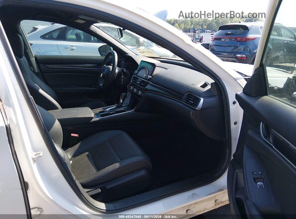 1HGCV1F3XKA159533 2019 HONDA ACCORD White Սալոնի դիմացի տեսք