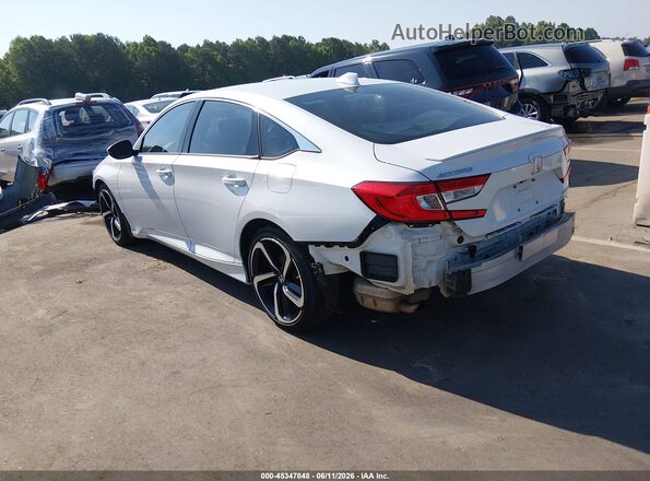 1HGCV1F3XKA159533 2019 HONDA ACCORD White Հետևի ձախ