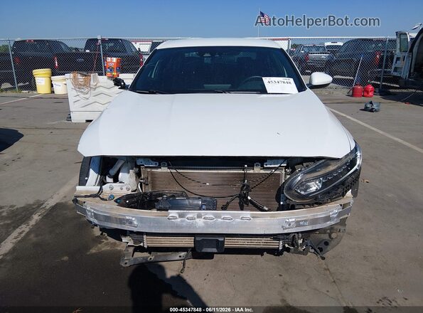 1HGCV1F3XKA159533 2019 HONDA ACCORD White Սալոնի հետևի տեսք