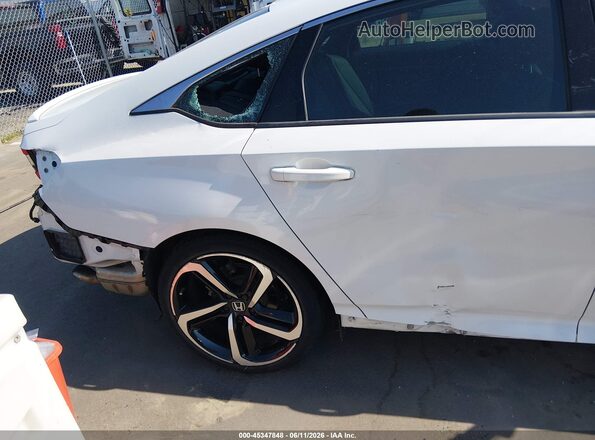 1HGCV1F3XKA159533 2019 HONDA ACCORD White 