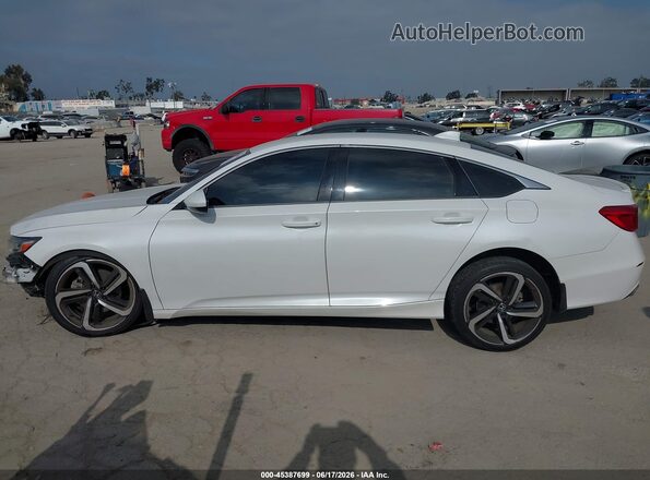 1HGCV1F3XKA162044 2019 HONDA ACCORD White 