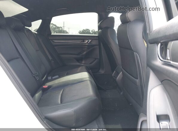 1HGCV1F3XKA162044 2019 HONDA ACCORD White VIN sticker view