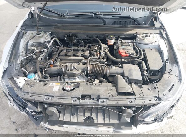 1HGCV1F3XKA162044 2019 HONDA ACCORD White Rear view