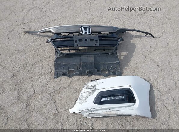 1HGCV1F3XKA162044 2019 HONDA ACCORD White Instrument cluster view