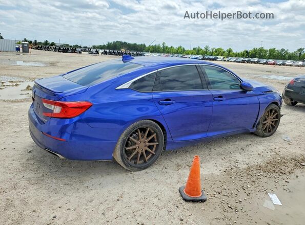 1HGCV1F3XLA001629 2020 HONDA ACCORD Синий Задняя правая четверть