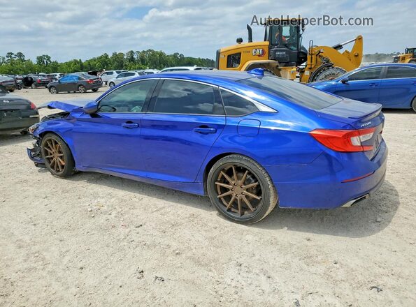 1HGCV1F3XLA001629 2020 HONDA ACCORD Синий Задняя левая четверть
