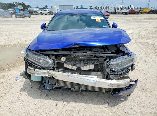 1HGCV1F3XLA001629 2020 HONDA ACCORD Синий Вид спереди
