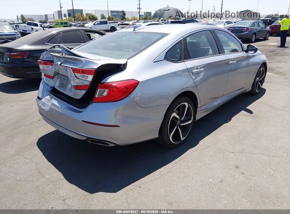 1HGCV1F3XLA018057 2020 HONDA ACCORD Silver Rear right