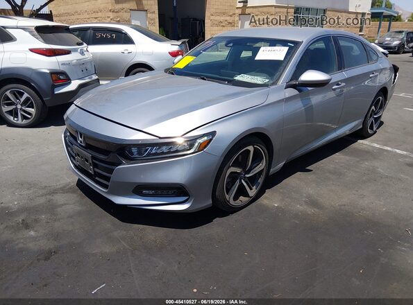 1HGCV1F3XLA018057 2020 HONDA ACCORD Silver Front left