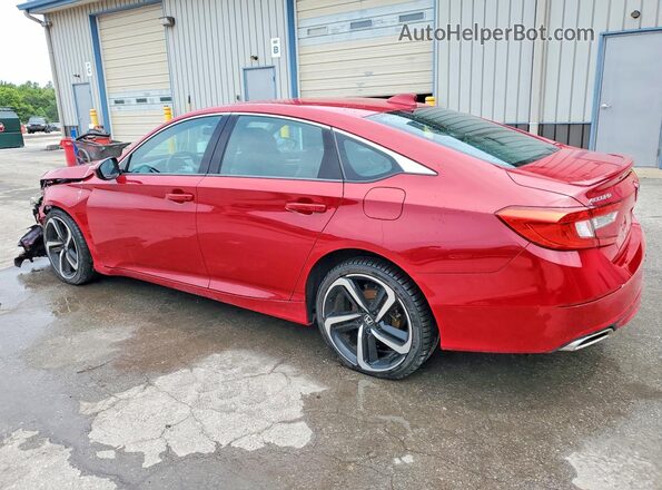 1HGCV1F3XLA059532 2020 HONDA ACCORD Красный 