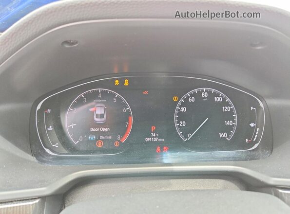 1HGCV1F3XLA059532 2020 HONDA ACCORD Красный 