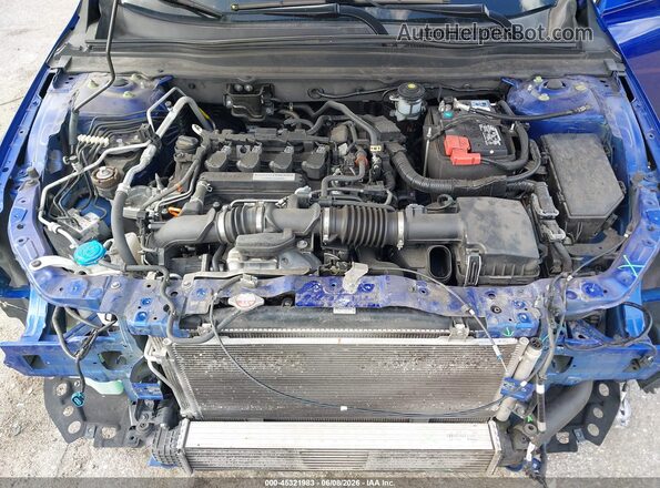 1HGCV1F3XLA110057 2020 HONDA ACCORD Blue Հետևի տեսք