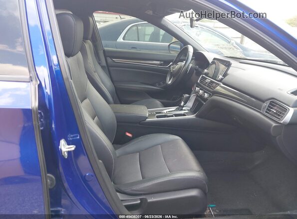 1HGCV1F3XLA110060 2020 HONDA ACCORD Blue Front interior view