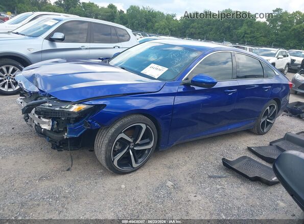 1HGCV1F3XLA110060 2020 HONDA ACCORD Blue 