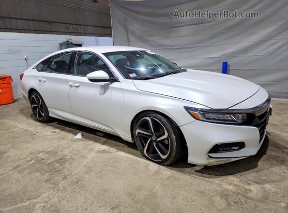 1HGCV1F3XLA153071 2020 HONDA ACCORD White წინა მარჯვენა