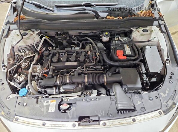 1HGCV1F3XLA153071 2020 HONDA ACCORD White უკანა სალონის ხედი