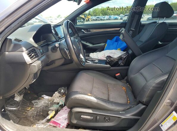 1HGCV1F3XLA157394 2020 HONDA ACCORD Gray 