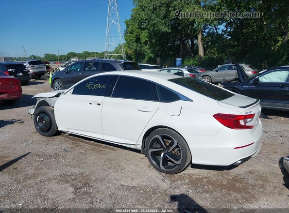 1HGCV1F3XMA082889 2021 HONDA ACCORD White Trasero izquierdo