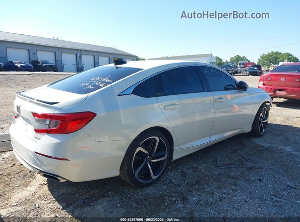 1HGCV1F3XMA082889 2021 HONDA ACCORD White Trasero derecho