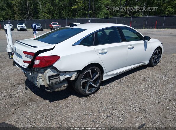 1HGCV1F3XMA105250 2021 HONDA ACCORD White Trasero derecho