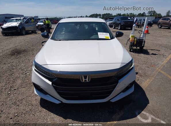 1HGCV1F3XMA105250 2021 HONDA ACCORD White Vista interior trasera