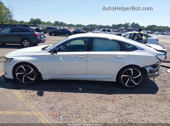 1HGCV1F3XMA105250 2021 HONDA ACCORD White 