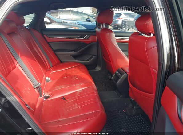 1HGCV1F3XMA110447 2021 HONDA ACCORD Black Вид наклейки з VIN-кодом