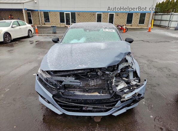 1HGCV1F3XMA110965 2021 HONDA ACCORD Серый Вид спереди