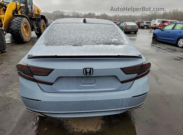 1HGCV1F3XMA110965 2021 HONDA ACCORD Серый Вид сзади