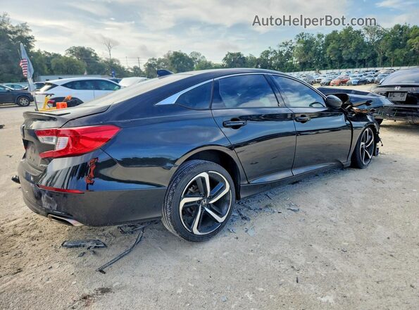 1HGCV1F3XNA010916 2022 HONDA ACCORD Black Trasero derecho