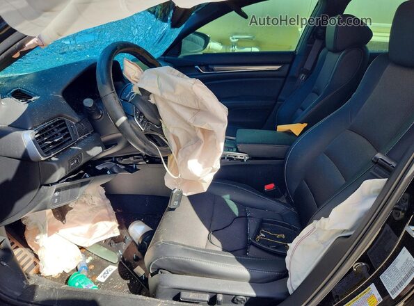 1HGCV1F3XNA010916 2022 HONDA ACCORD Black Vista interior delantera