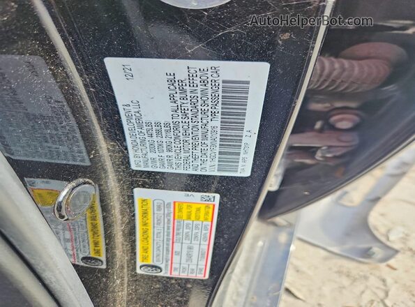 1HGCV1F3XNA010916 2022 HONDA ACCORD Black Vista del compartimento del motor