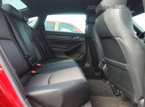 1HGCV1F3XNA031765 2022 HONDA ACCORD Red Vista de los asientos traseros