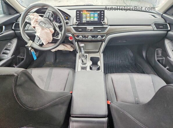 1HGCV1F40KA002845 2019 HONDA ACCORD Black Առջևի վահանակի տեսք