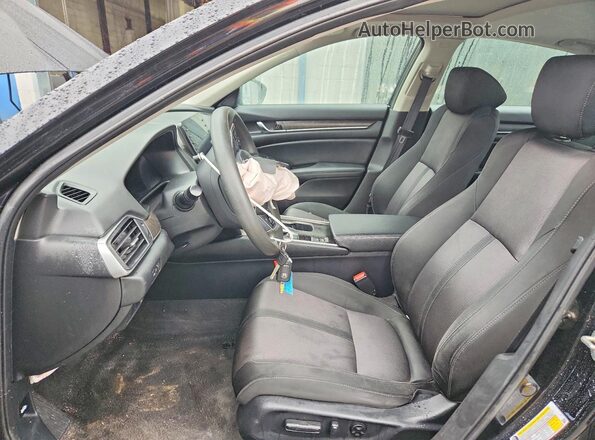 1HGCV1F40KA002845 2019 HONDA ACCORD Black Սալոնի դիմացի տեսք