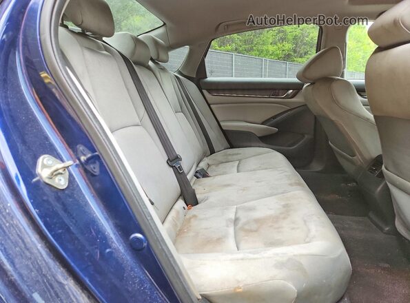 1HGCV1F40LA030954 2020 HONDA ACCORD Blue Հետևի նստատեղերի տեսք
