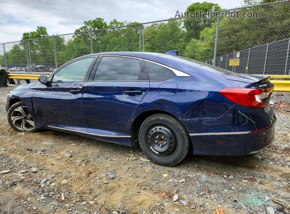 1HGCV1F40LA030954 2020 HONDA ACCORD Blue Հետևի ձախ